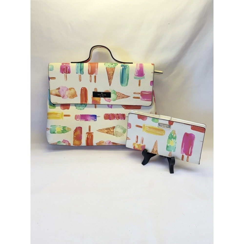 Kate Spade Flavor Of The Month Travel Cosmetic Toiletry Case & Wallet *RARE*